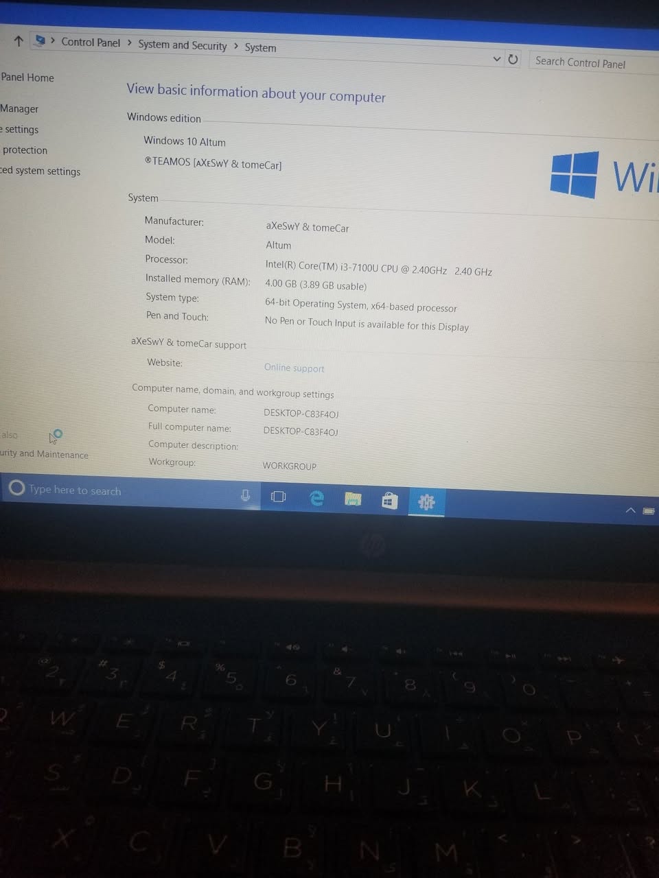 A picture of Hp laptop 550000 call 0755235116
