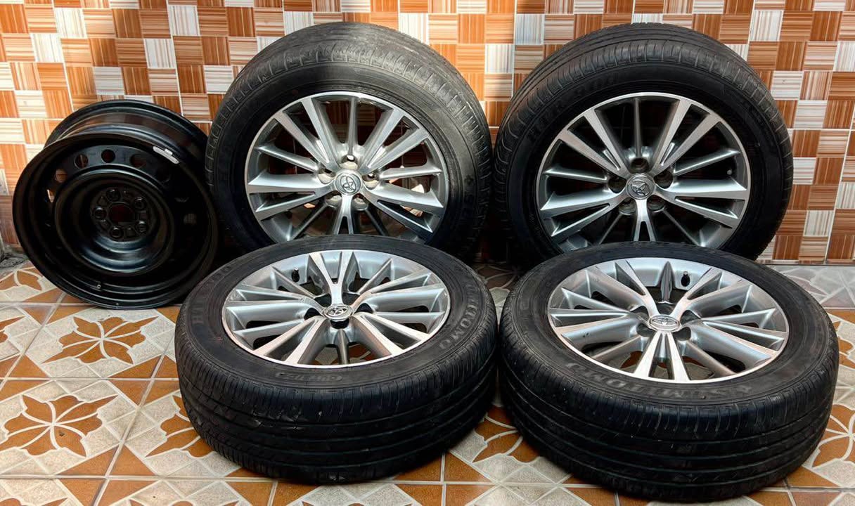 A picture of Original new model Toyota Corolla Rims and Tires for sale