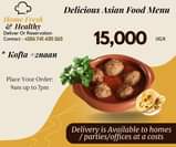 A picture of Asian food