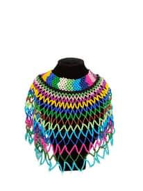 A picture of African multicolored necklaces