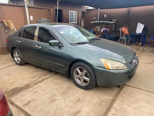 A picture of 2004 registered Honda Accord is available neatand sharp Ipaja Ayobo