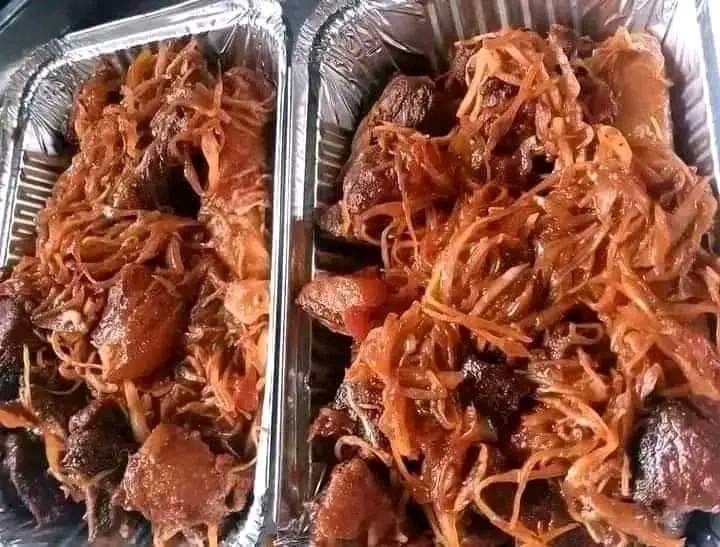 A picture of Spicy fried or roasted pork