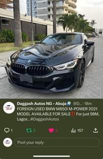 A picture of Foreign used 2021 BMW850i M Power