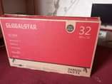 A picture of 32 inches brand Globalstar digital frameless flat screen screen tv