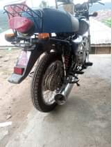 A picture of Bajaj motorcycle