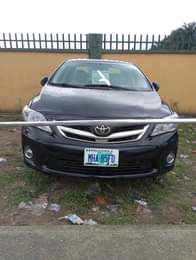A picture of 2009 upgraded to 2012 Toyota corolla With Good Working Engine