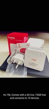 A picture of Unlocked Airtel 4G pocket WiFi