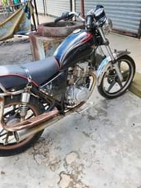 A picture of Haojue cc125.8