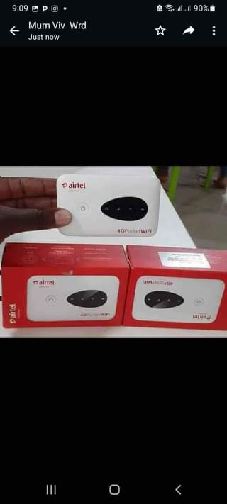 A picture of 4g pocket wifi