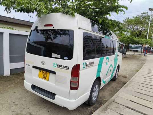 A picture of Hiace new model