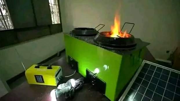 A picture of solar stove