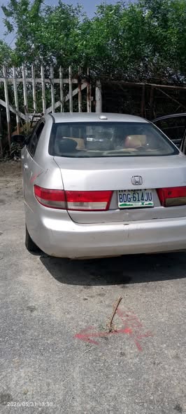 A picture of Honda Accord 03 tokunbo engine delay in gear 2 ojodu