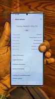 A picture of Uk used Samsung Note 20 ultra 256gb storage 12gb ram