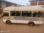 A picture of Coaster Long Bus. Money needed Urgently Note Good Gear Engine