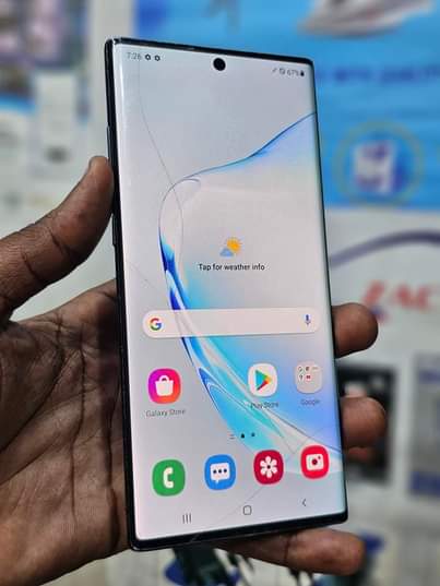A picture of SAMSUNG GALAXY NOTE 10 CLEAN Kioo CRACK FULL DISPLAY