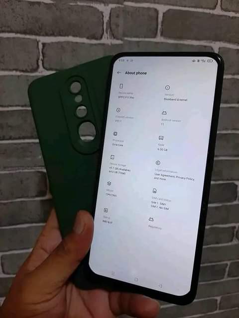 A picture of Oppo F11 pro