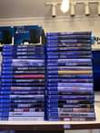 A picture of Playstation 4 used CDs