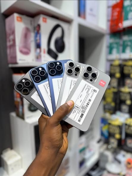 A picture of iPhones