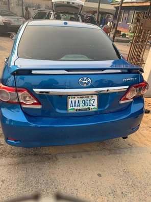 A picture of Belgium grade Toyota Corolla sports 2010 model price 4 7m
