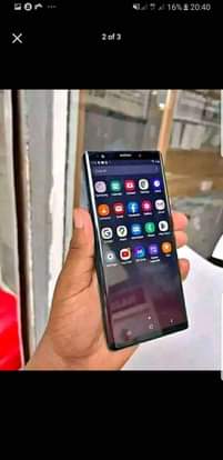 A picture of samsung galaxy note9