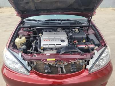 A picture of Toyota Camry 2004 model out for sale.