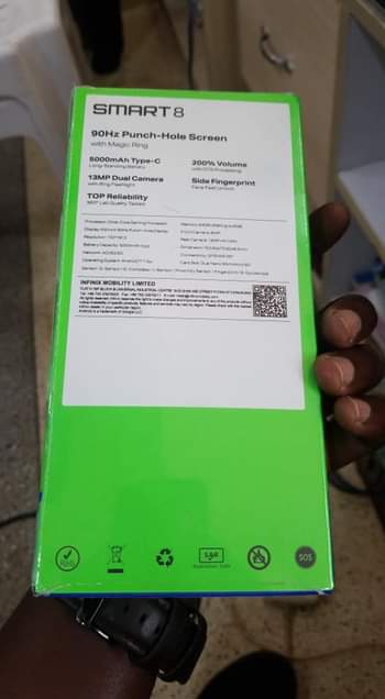 A picture of Infinix smart 8