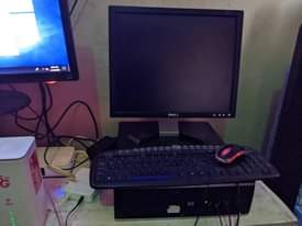 A picture of HP desktop