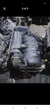 A picture of Car spare parts good condition engine gearbox axel with reasonable