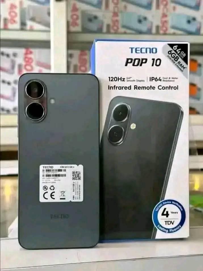 A picture of Tecno Pop 10 available and other products as well