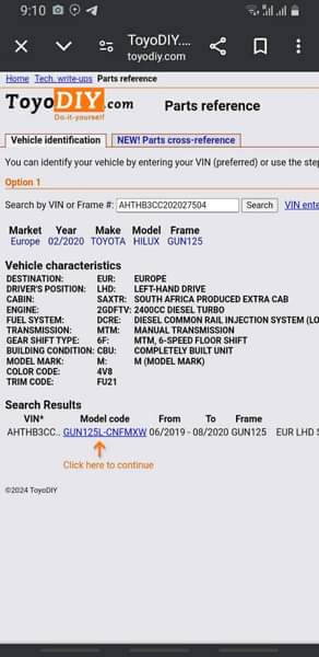 used toyota hilux