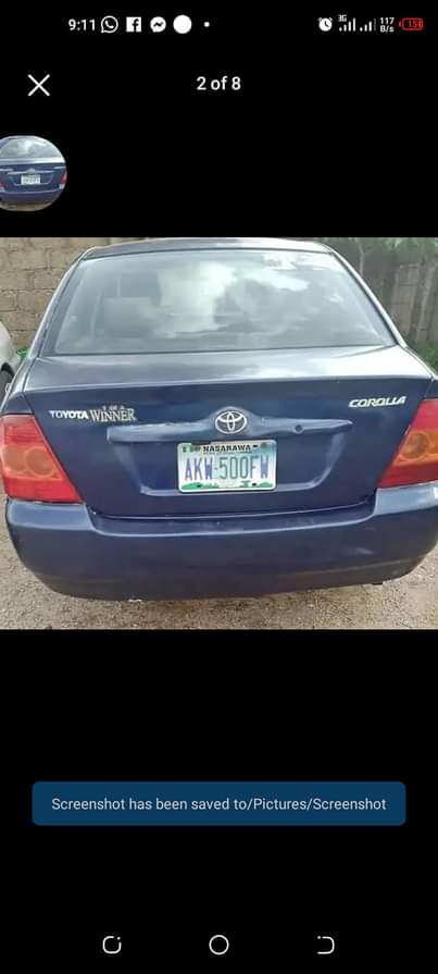 A picture of Toyota Corolla 2007 model