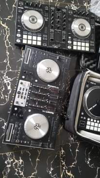 A picture of DJ equipments