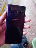 A picture of Samsung note 8 dual sim cracked but functional 64gb 6gb