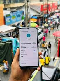 A picture of Samsung Galaxy a33 imenyooka sanaaaa