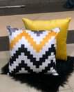 A picture of Curtains cushions carpets curtain rods