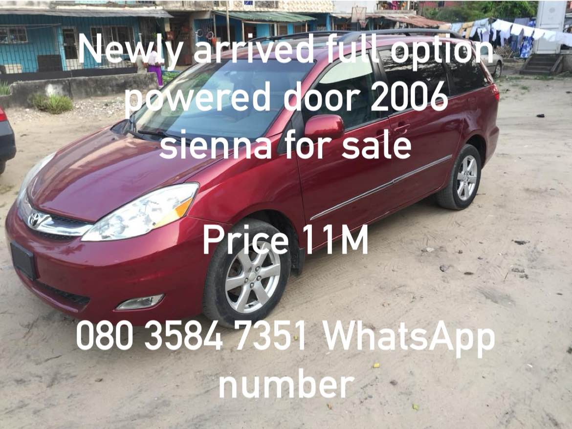 A picture of Toyota matrix and Toyota sienna