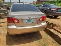 A picture of Toyota Corolla tokunbo standard everything perfect