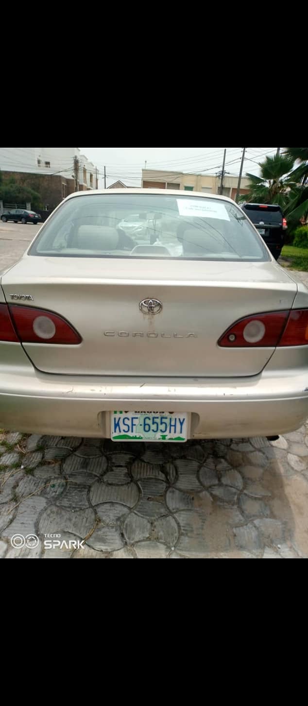 A picture of CLEAN TOYOTA COROLLA 2001 MODEL