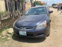 A picture of Honda accord 2007 model