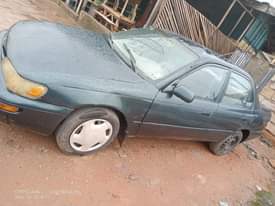 A picture of First body old toyota Corola untouched Engine and gear Ac