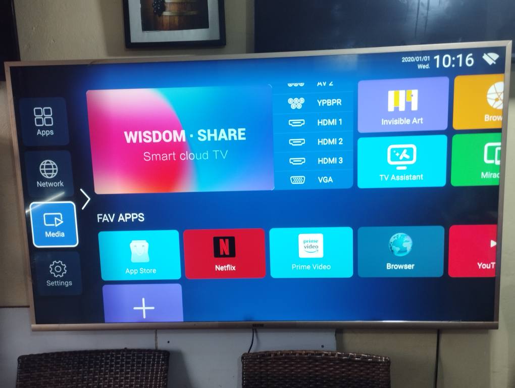 A picture of SOLSTAR SMART TV Model solstar android TV Screen size 65