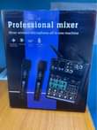A picture of Portable 5 channels mixer with 2 handle wireless microphone