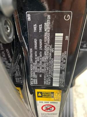 A picture of Lexus LX570 2021 Model