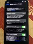 A picture of Iphone x 64gb with face id and true tone 100