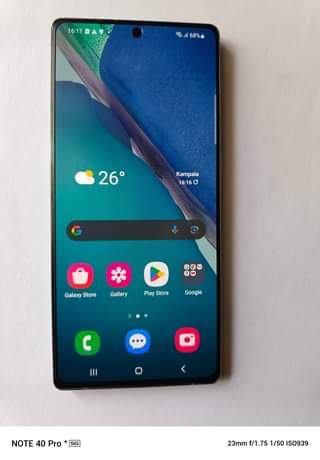 A picture of Samsung Galaxy Note20 5G