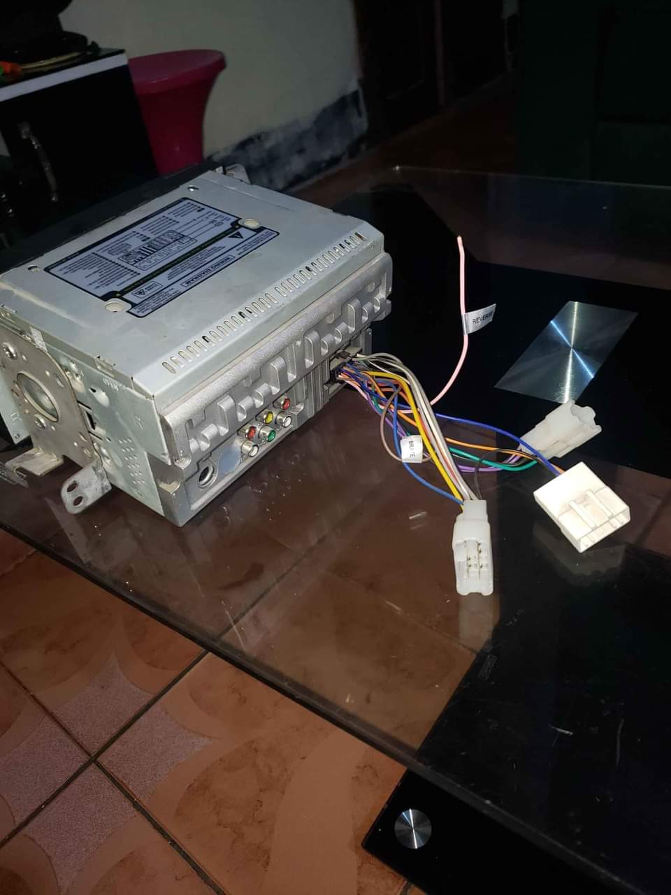 A picture of car radio