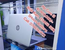 A picture of Hp Core i3 10th Gen At 750 000 8GB RAM