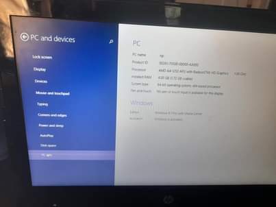 A picture of Hp bado mpya inavoonekana ram4 gb 320 nataka 180 0719636564