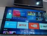 A picture of 70 led lg TV flat screen smart uk uhd