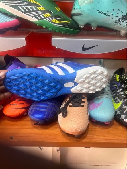 A picture of Ultra comfort blue colour football boot